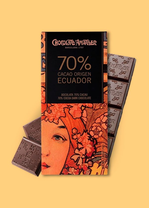 chocolate 70% cacao ecuador amatller